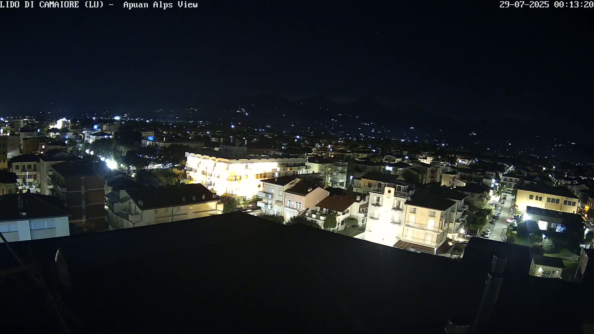 Apuan Alps Live Cam from Lido di Camaiore - Lucca, Italy