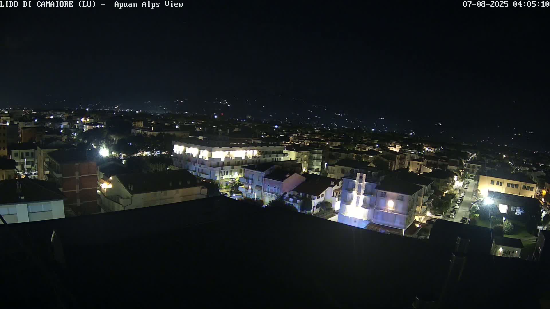 Apuan Alps Live Cam from Lido di Camaiore - Lucca, Italy