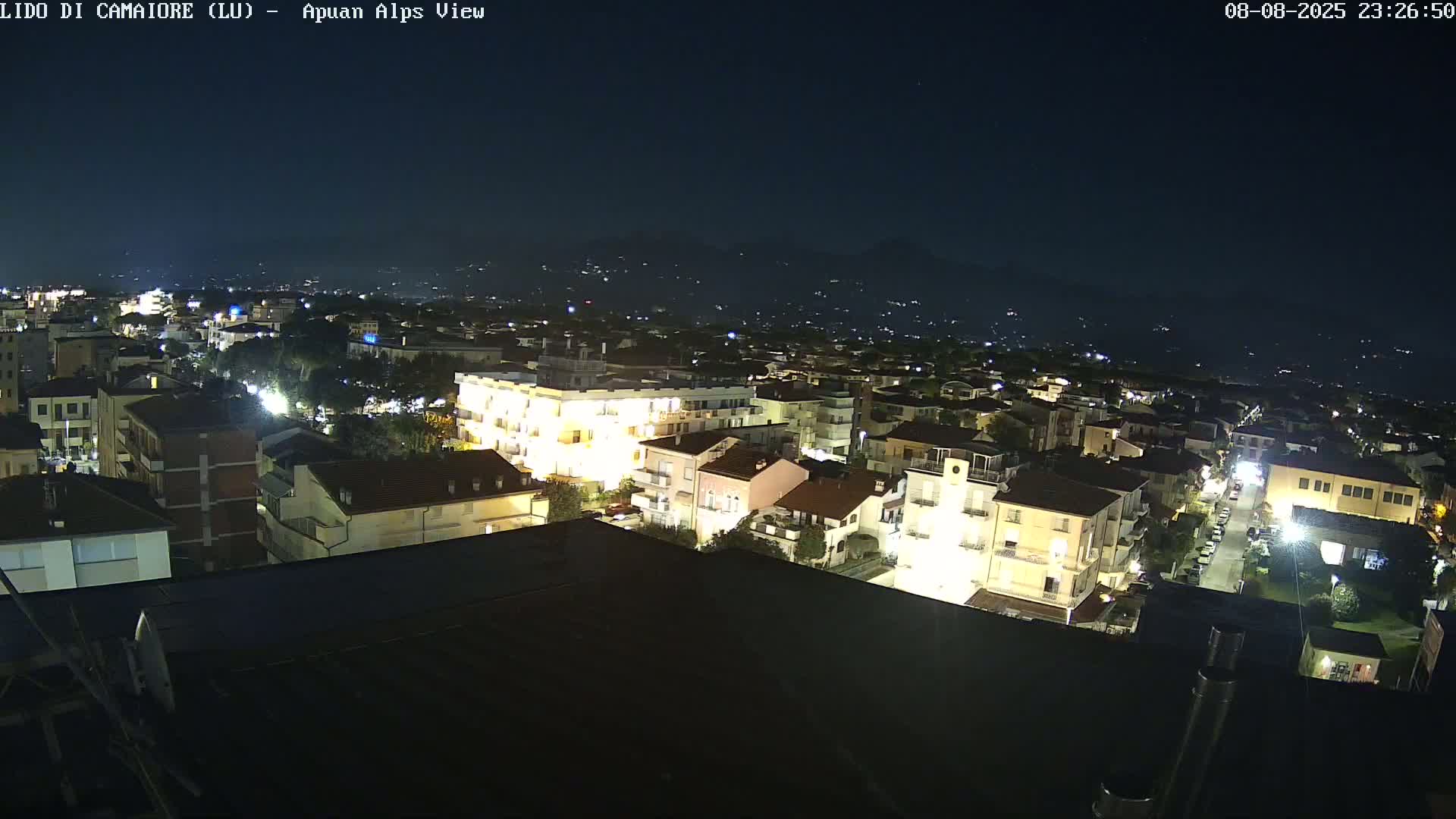 Apuan Alps Live Cam from Lido di Camaiore - Lucca, Italy