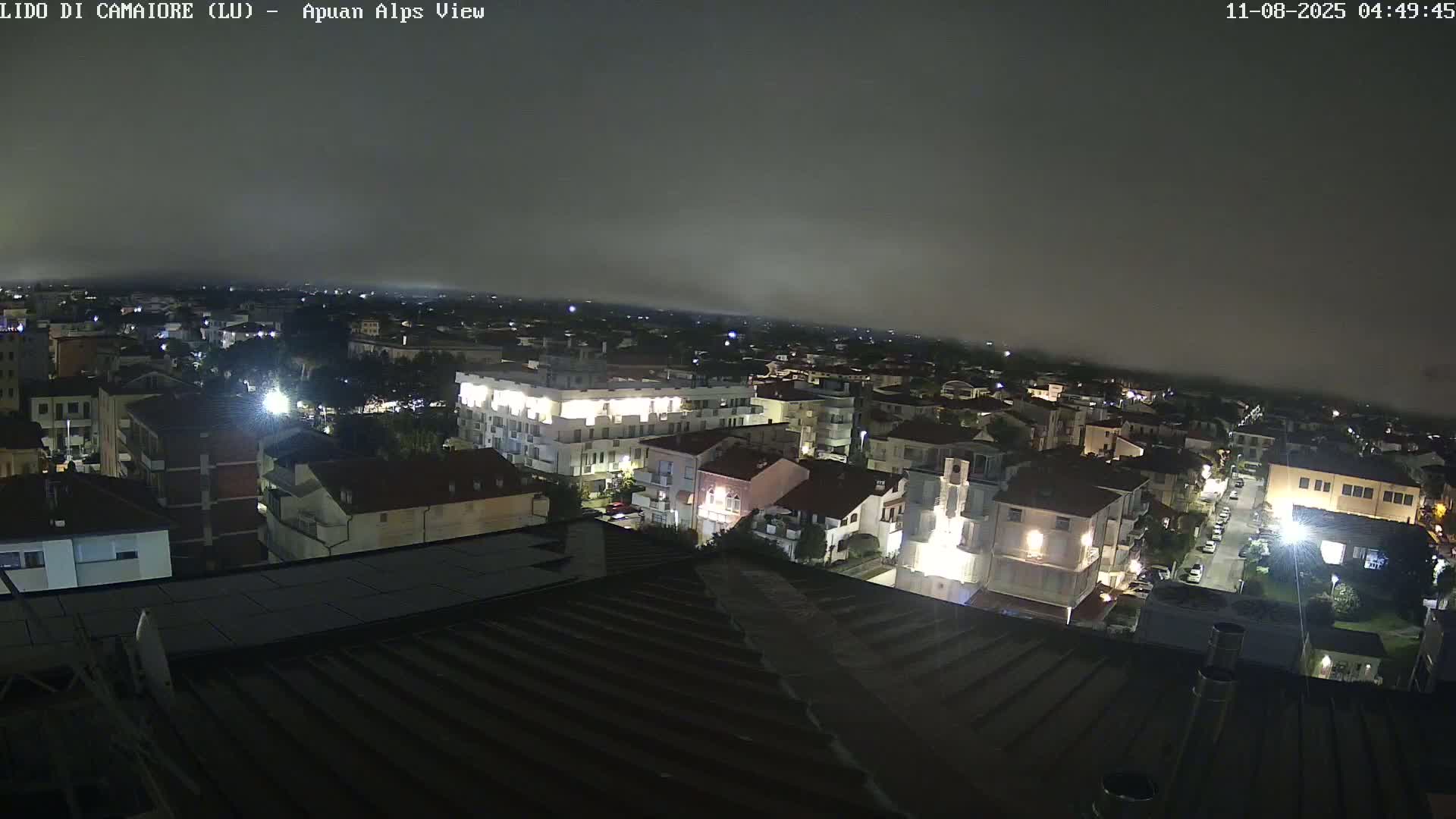 Apuan Alps Live Cam from Lido di Camaiore - Lucca, Italy