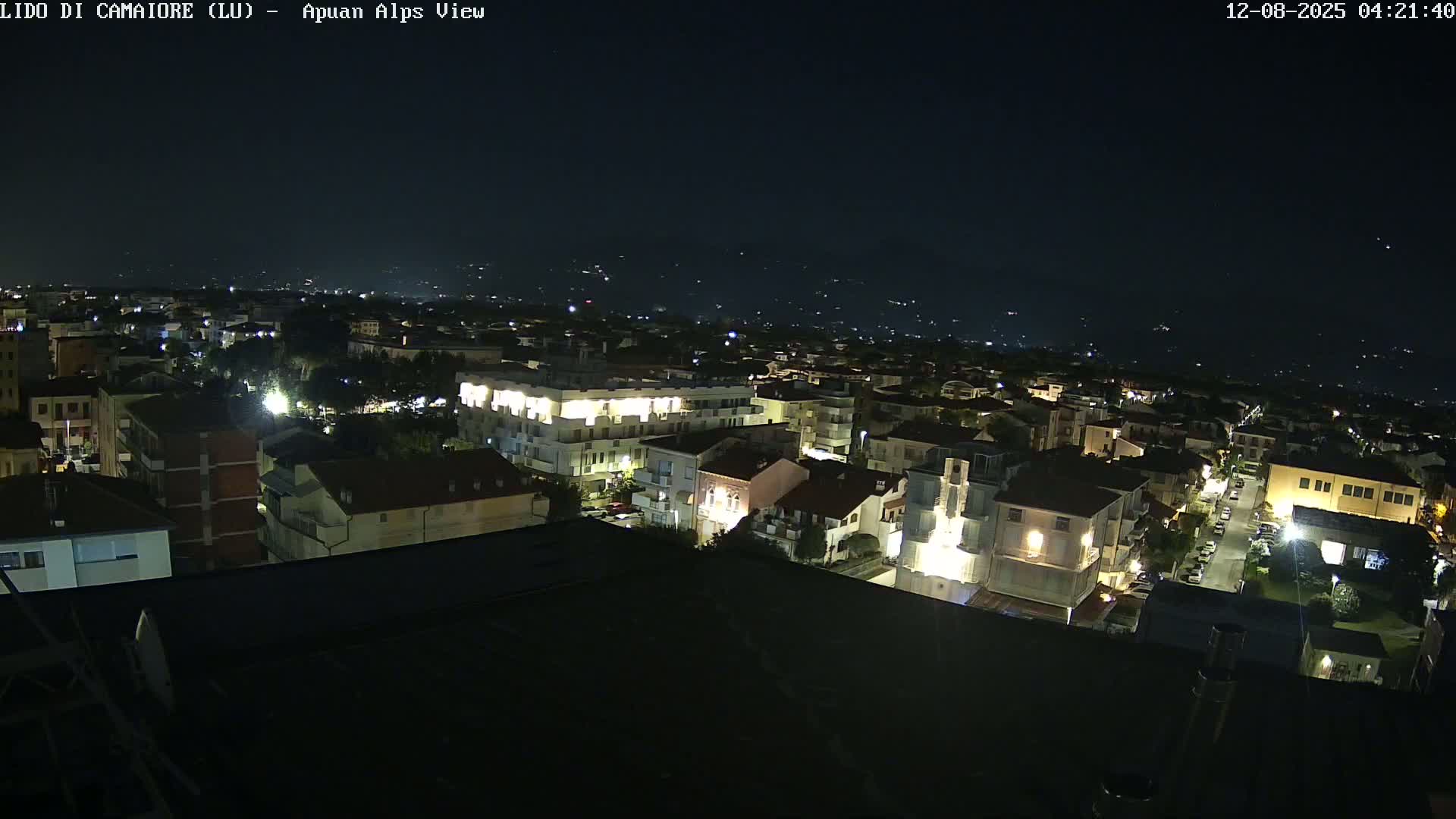 Apuan Alps Live Cam from Lido di Camaiore - Lucca, Italy
