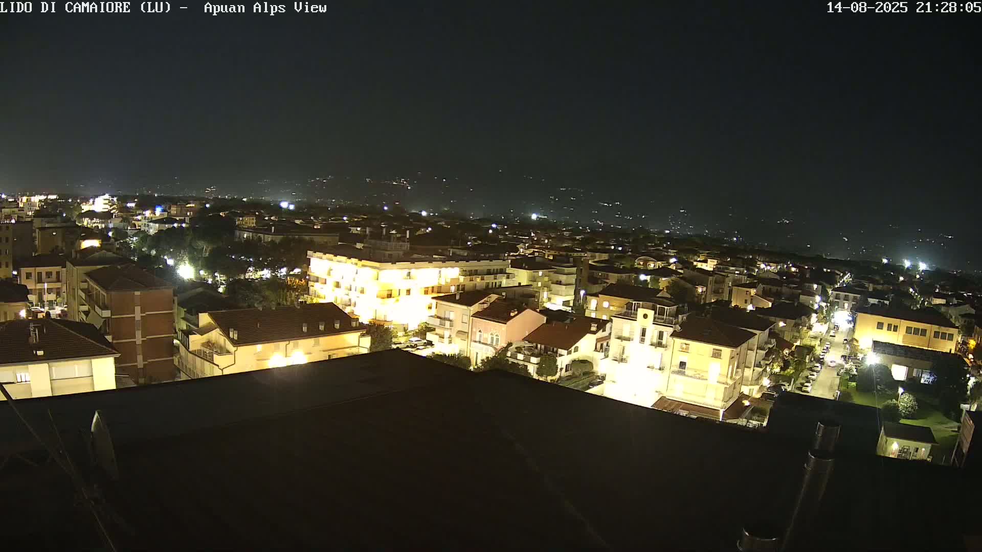 Apuan Alps Live Cam from Lido di Camaiore - Lucca, Italy