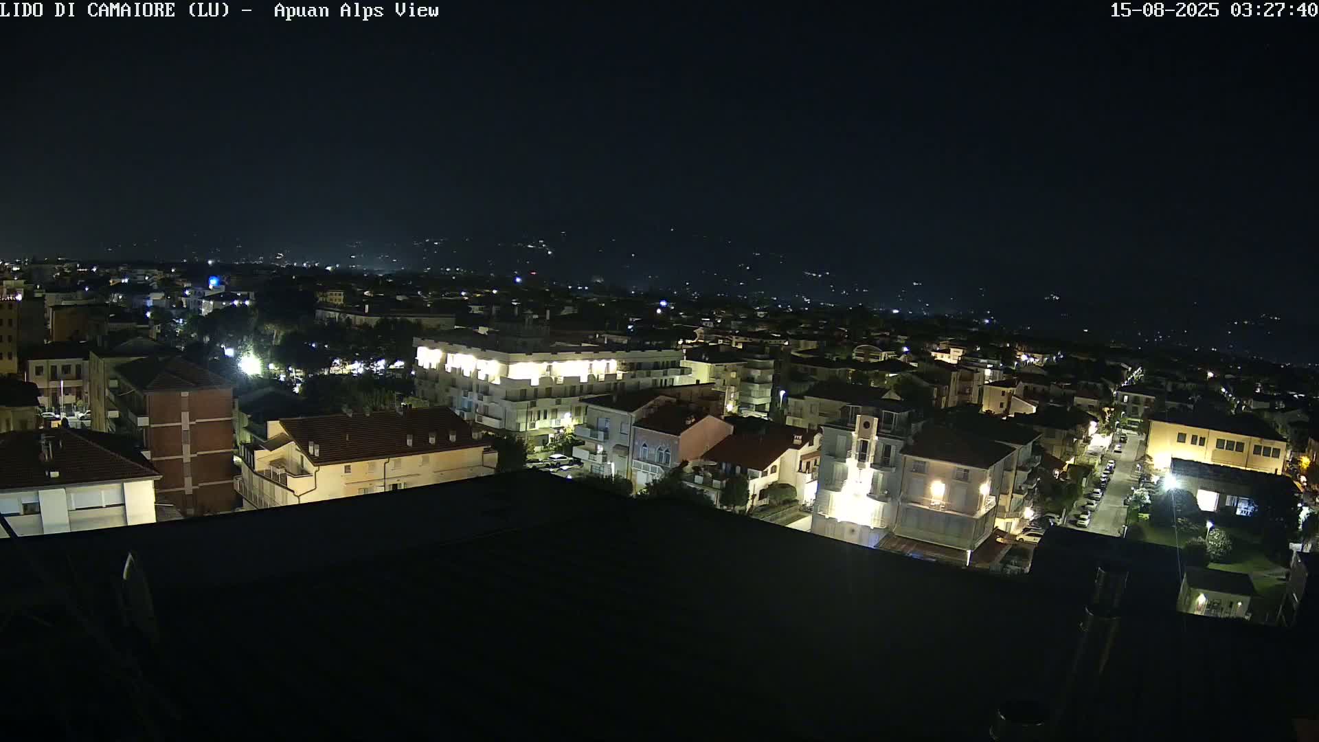 Apuan Alps Live Cam from Lido di Camaiore - Lucca, Italy