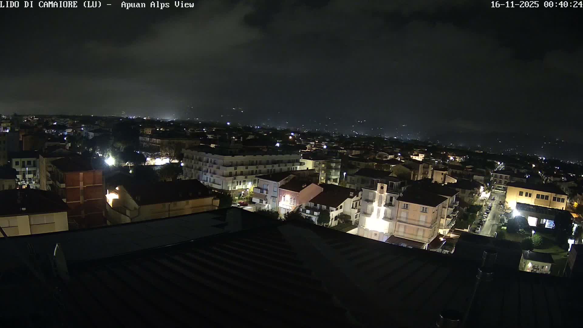 Apuan Alps Live Cam from Lido di Camaiore - Lucca, Italy