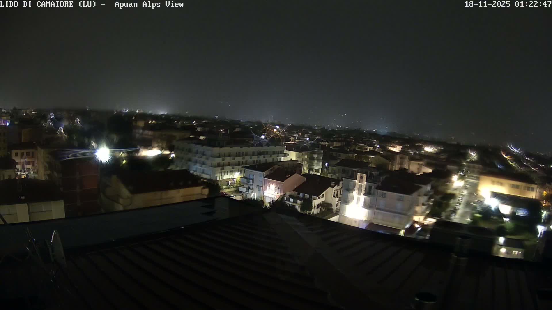 Apuan Alps Live Cam from Lido di Camaiore - Lucca, Italy