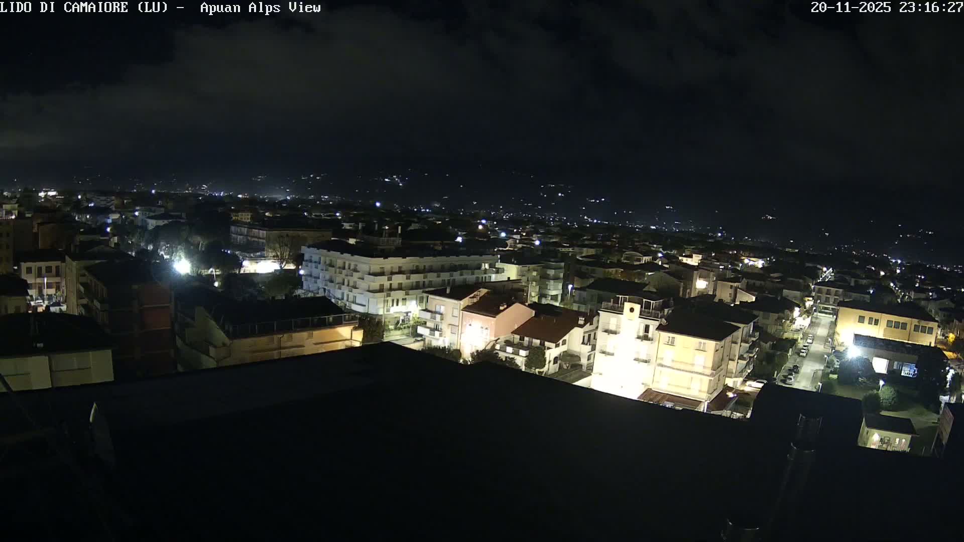 Apuan Alps Live Cam from Lido di Camaiore - Lucca, Italy