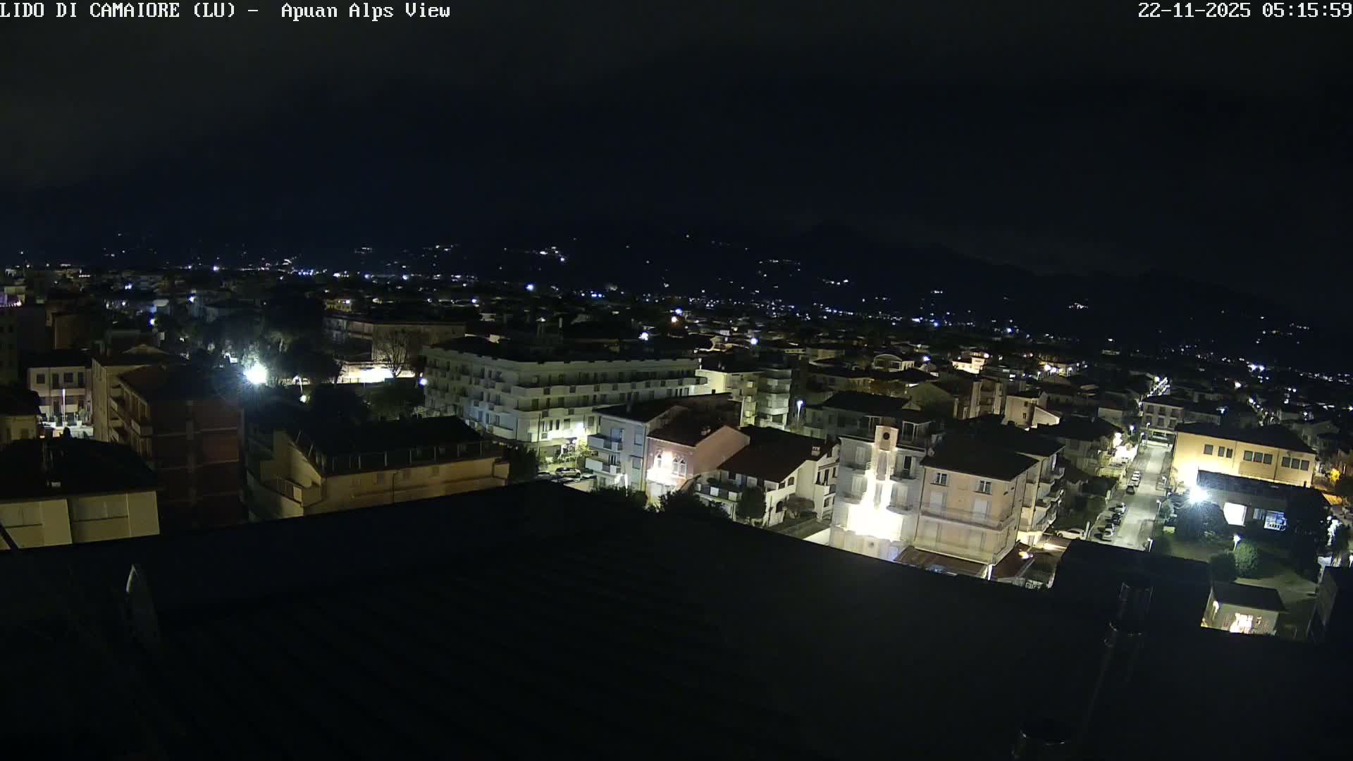 Apuan Alps Live Cam from Lido di Camaiore - Lucca, Italy