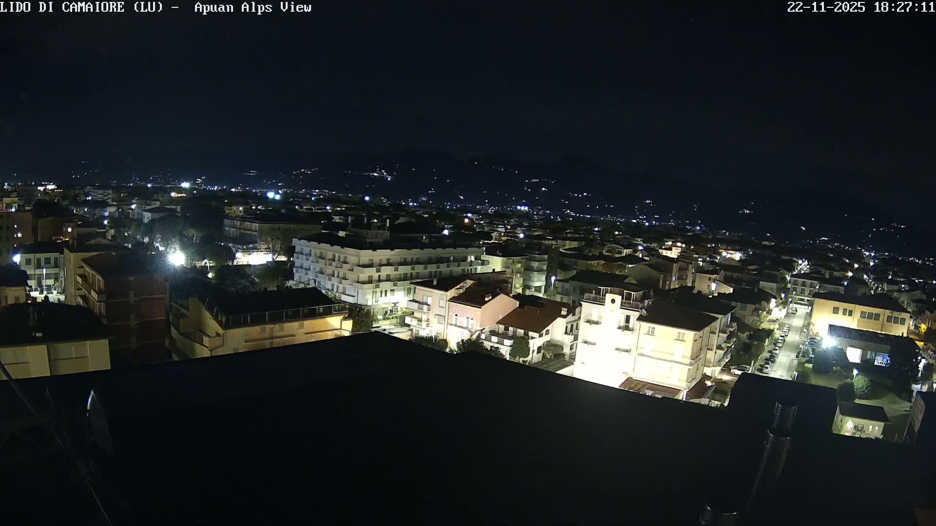 Apuan Alps Live Cam from Lido di Camaiore - Lucca, Italy
