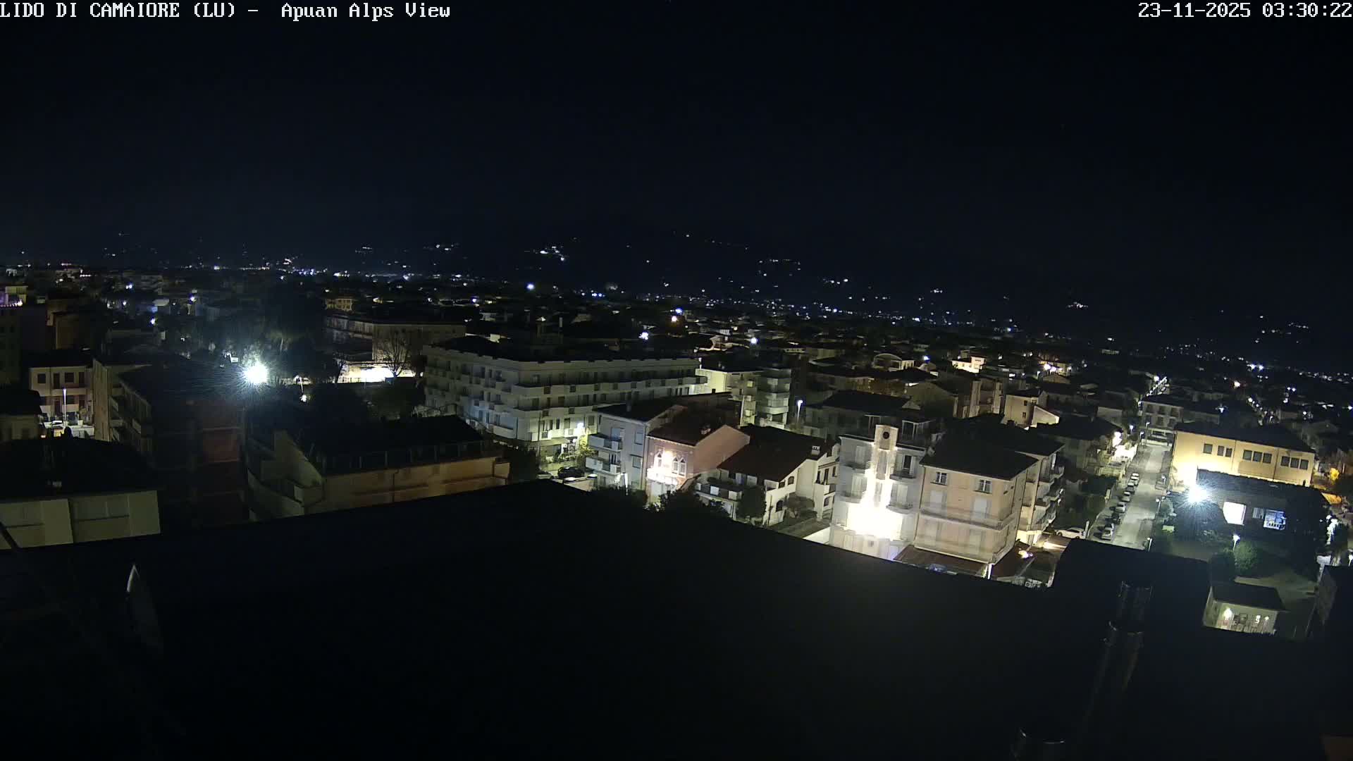 Apuan Alps Live Cam from Lido di Camaiore - Lucca, Italy
