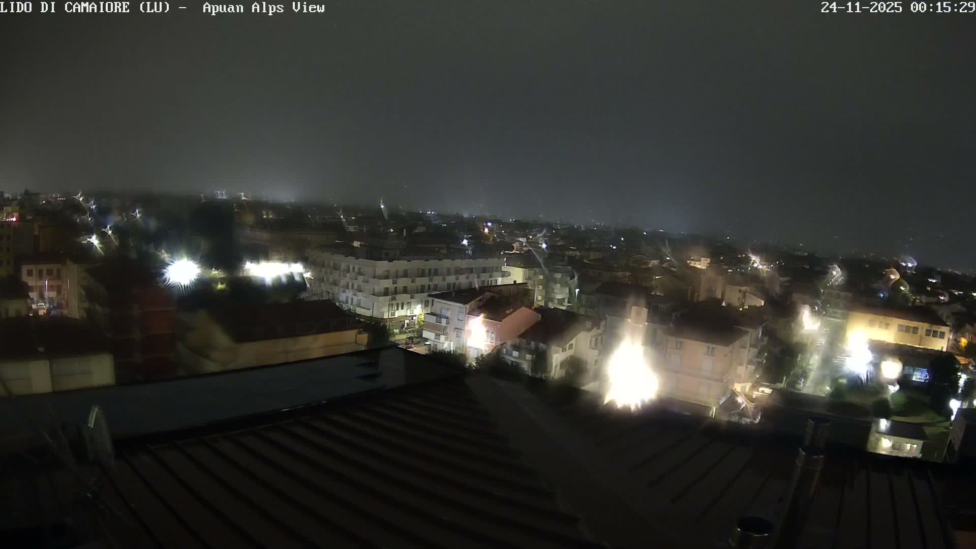 Apuan Alps Live Cam from Lido di Camaiore - Lucca, Italy