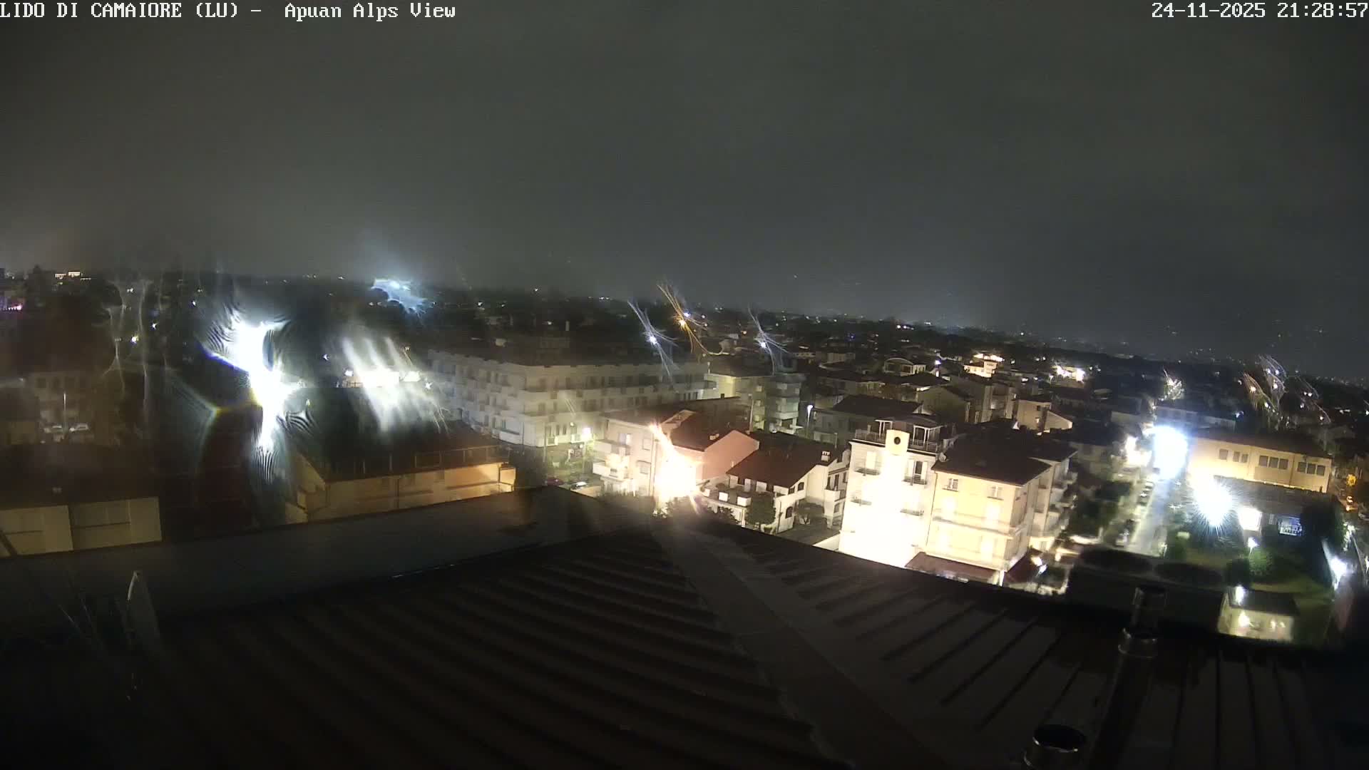 Apuan Alps Live Cam from Lido di Camaiore - Lucca, Italy