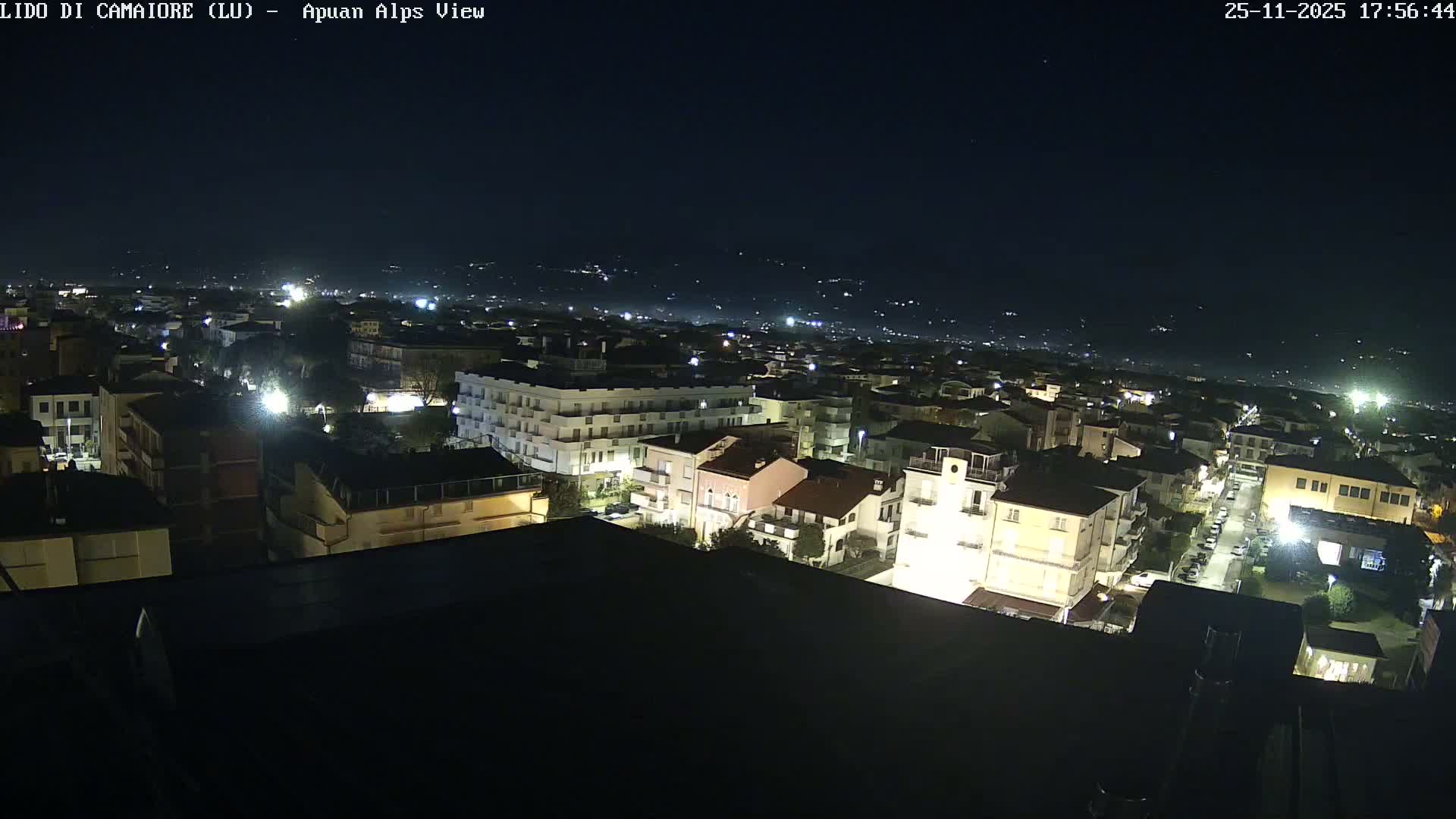 Apuan Alps Live Cam from Lido di Camaiore - Lucca, Italy