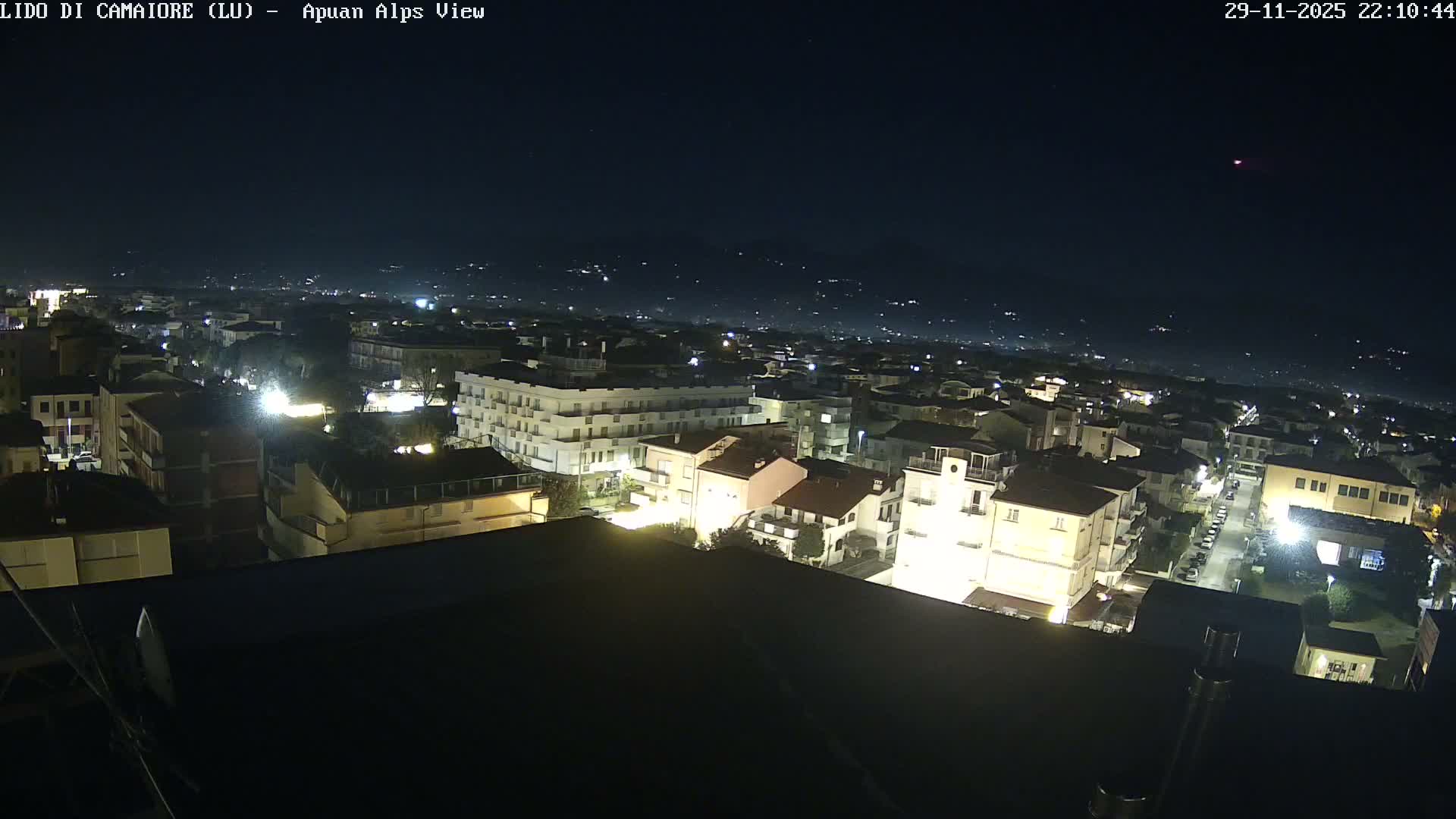 Apuan Alps Live Cam from Lido di Camaiore - Lucca, Italy