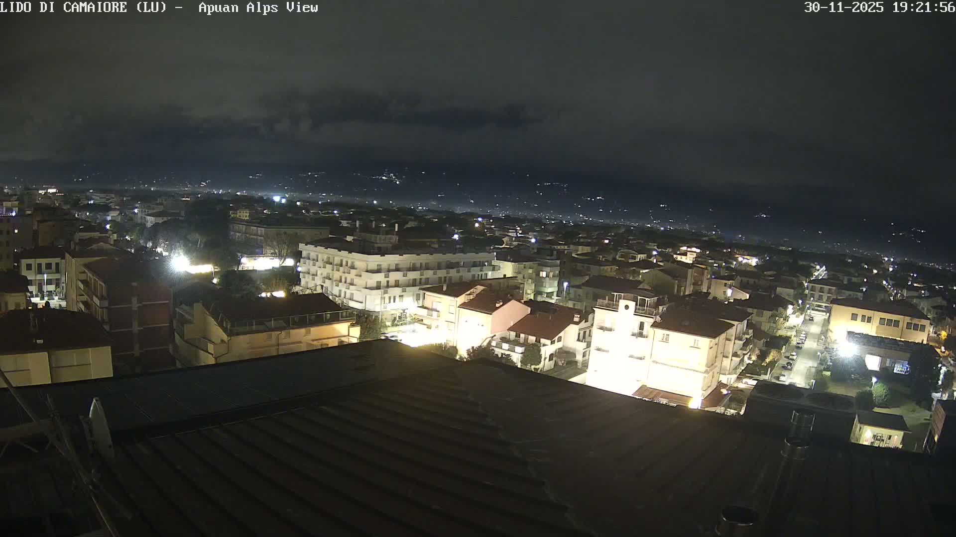 Apuan Alps Live Cam from Lido di Camaiore - Lucca, Italy