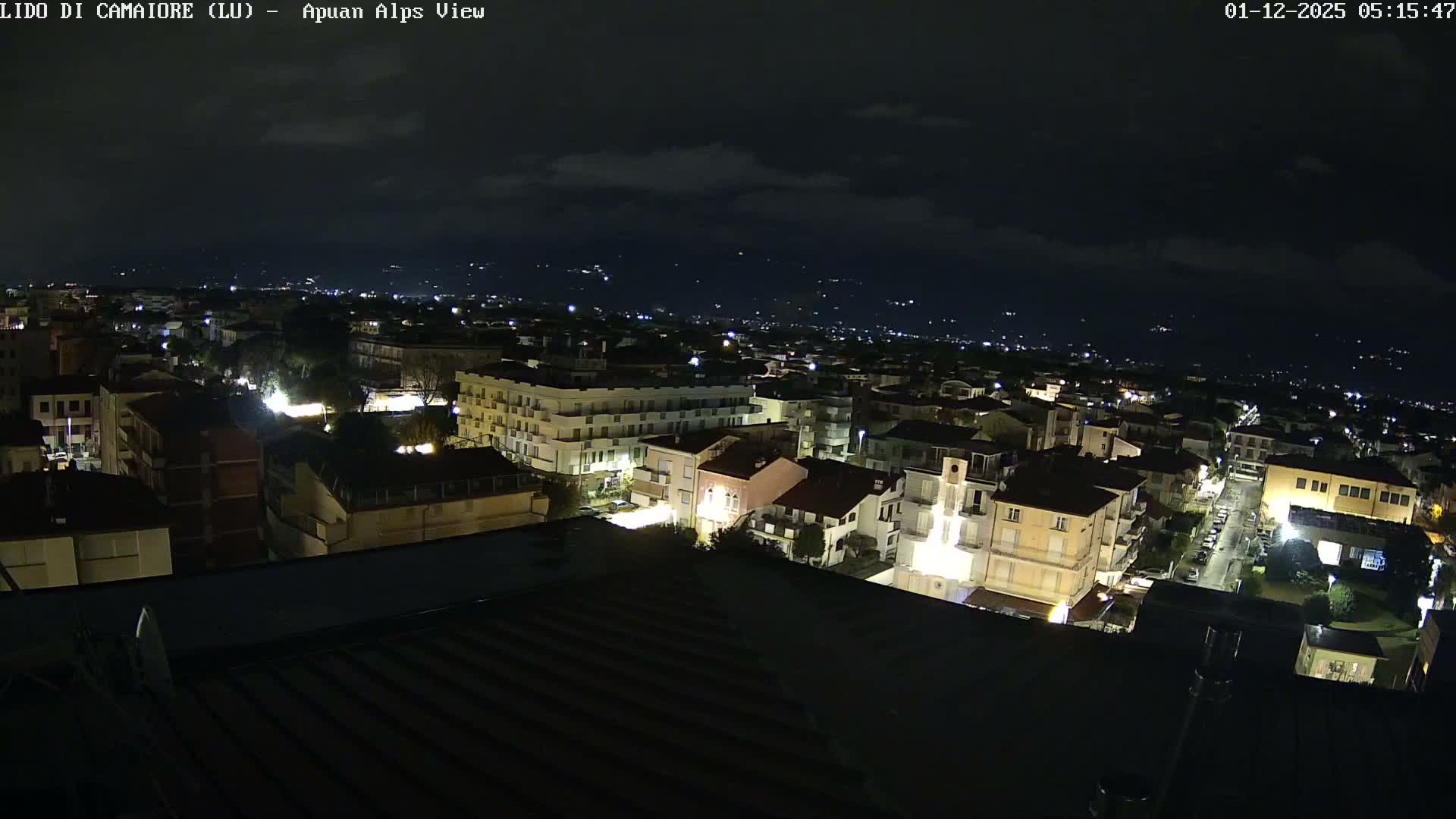 Apuan Alps Live Cam from Lido di Camaiore - Lucca, Italy