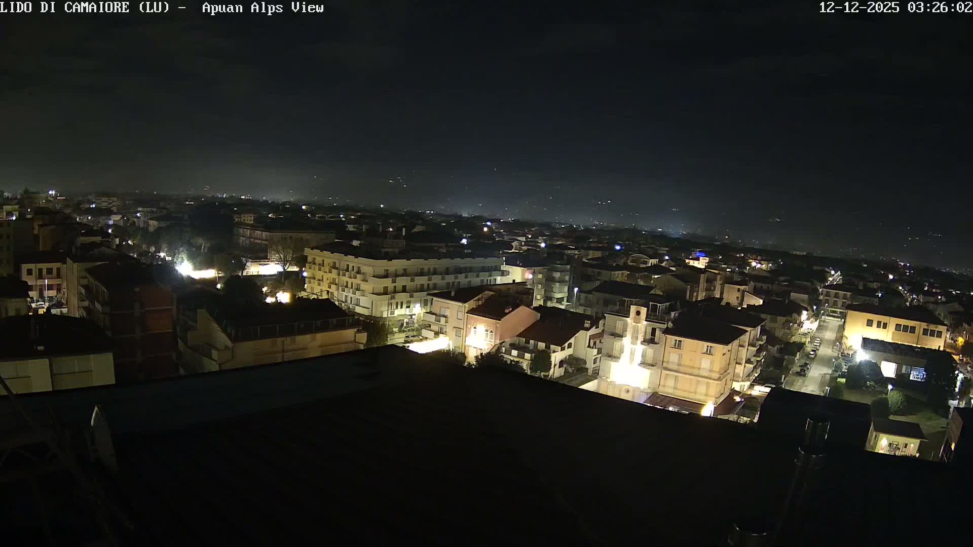 Apuan Alps Live Cam from Lido di Camaiore - Lucca, Italy