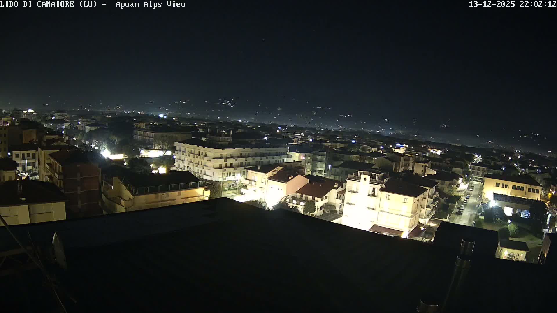 Apuan Alps Live Cam from Lido di Camaiore - Lucca, Italy