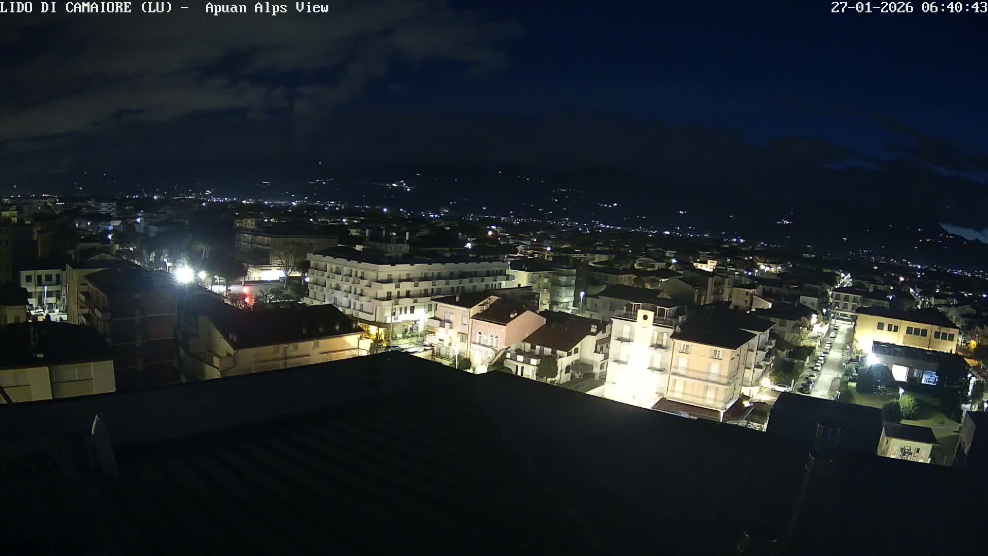 Apuan Alps Live Cam from Lido di Camaiore - Lucca, Italy