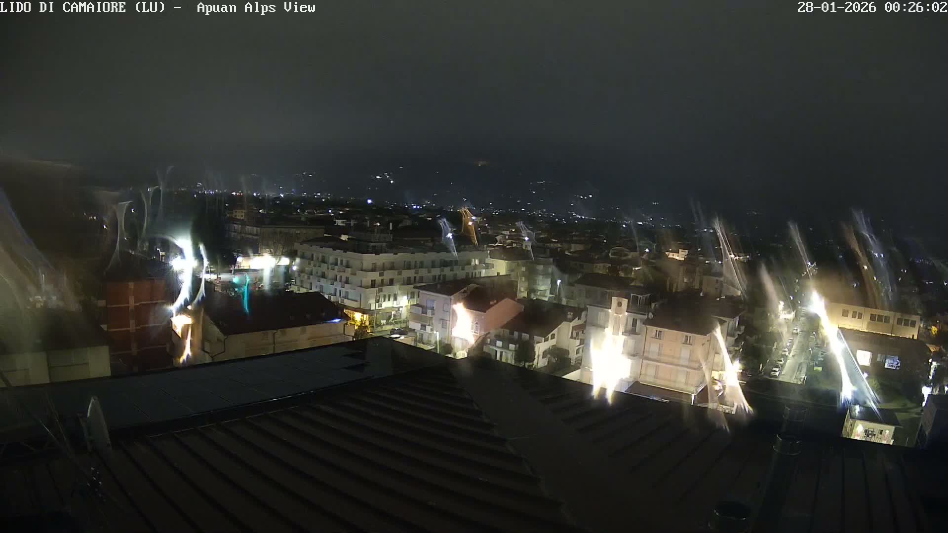 Apuan Alps Live Cam from Lido di Camaiore - Lucca, Italy