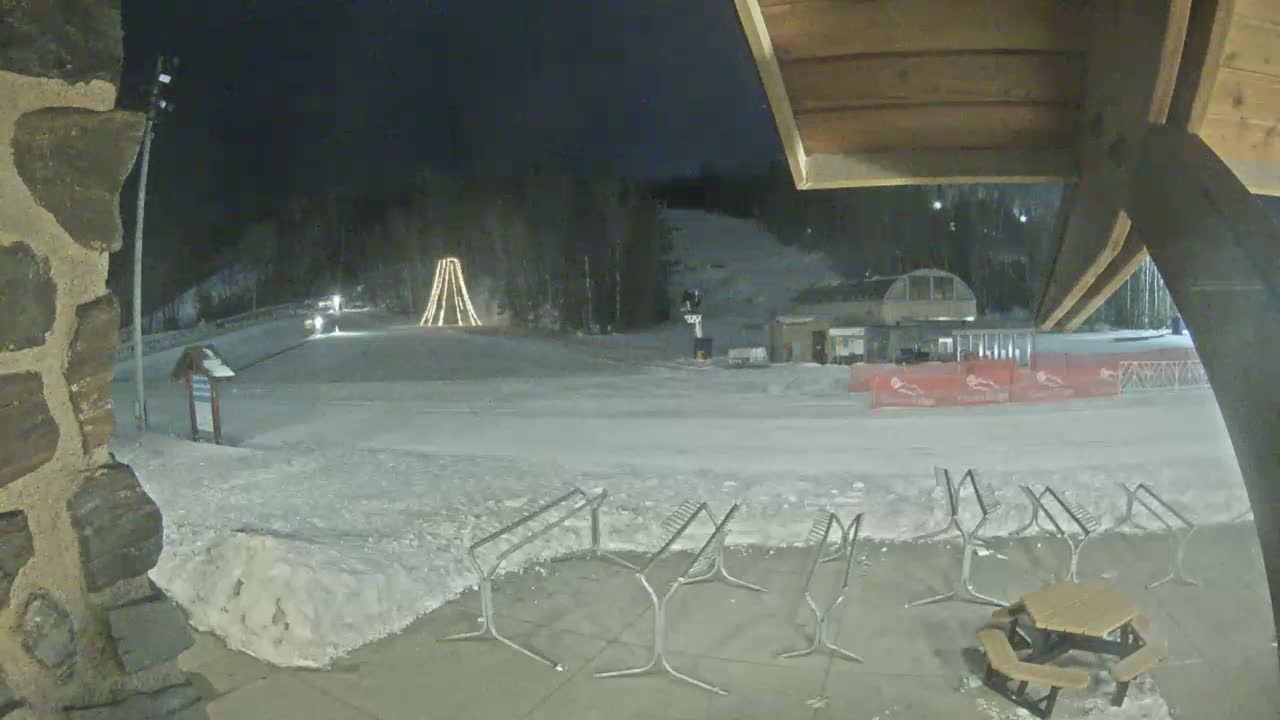 Giants Ridge Main Square, Ski Slopes & Cable Car Live Cam - Biwabik, Saint Louis, Minnesota, USA