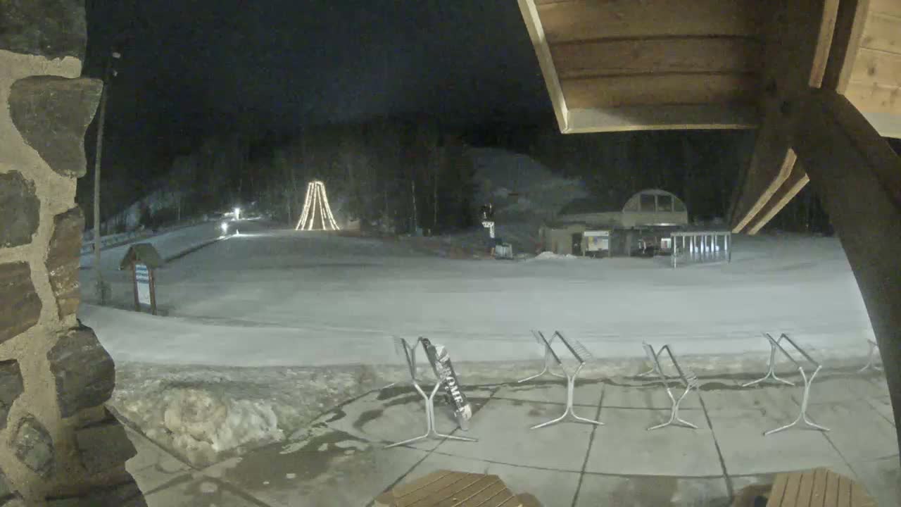 Giants Ridge Main Square, Ski Slopes & Cable Car Live Cam - Biwabik, Saint Louis, Minnesota, USA