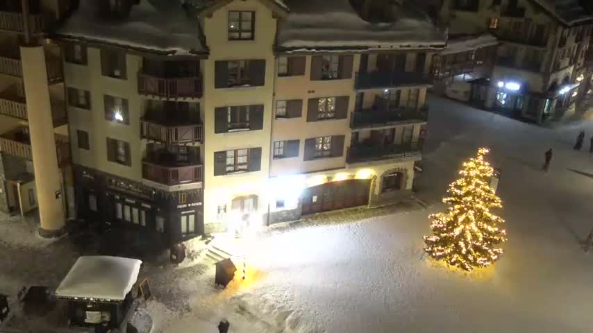 Les Arcs, Arc 1950 Ski Village Live Cam - Bourg-Saint-Maurice, Savoie, Auvergne-Rhône-Alpes, France