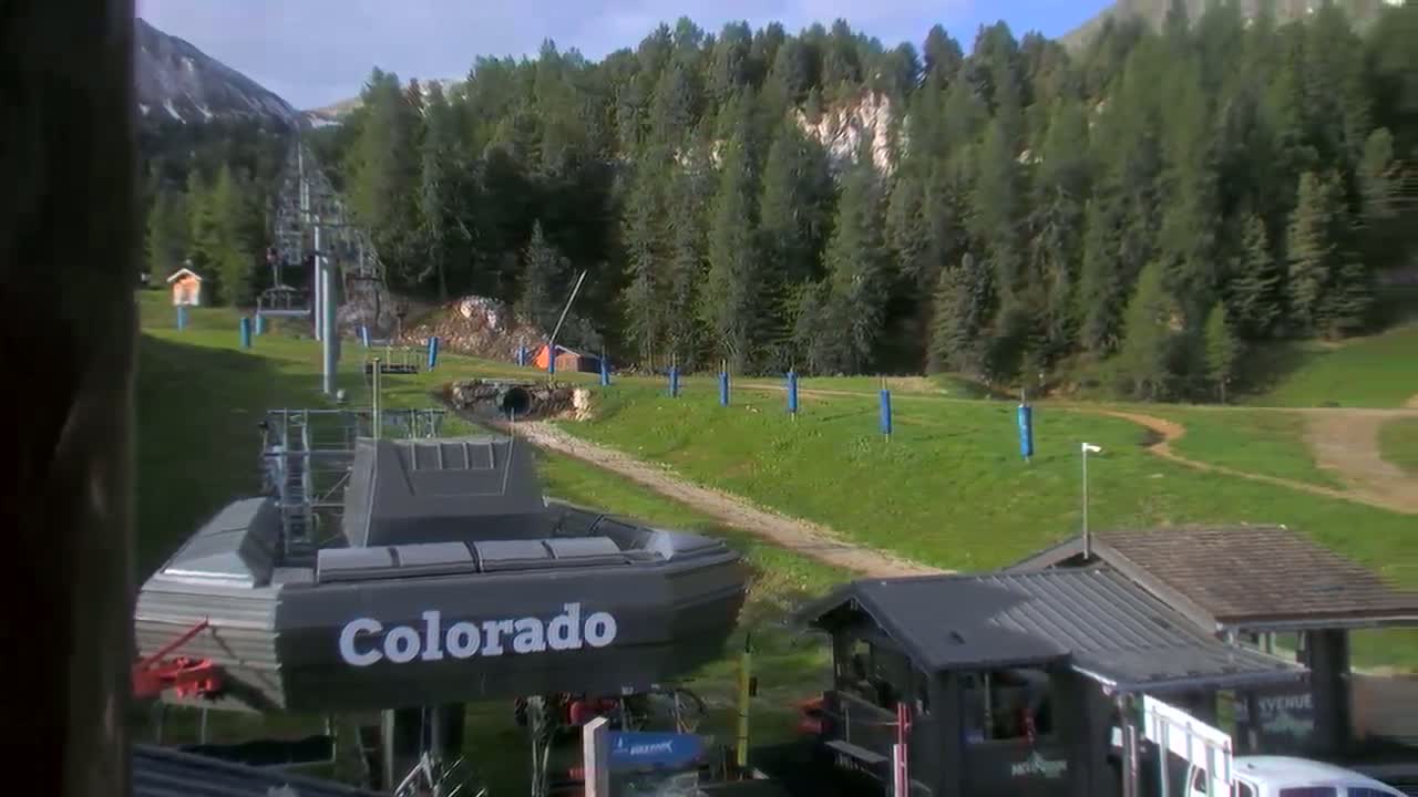 La Plagne Tarentaise, La Plagne Ski Village & Ski Slopes Live Cam - Bourg-Saint-Maurice, Savoie, 	Auvergne-Rhône-Alpes, France