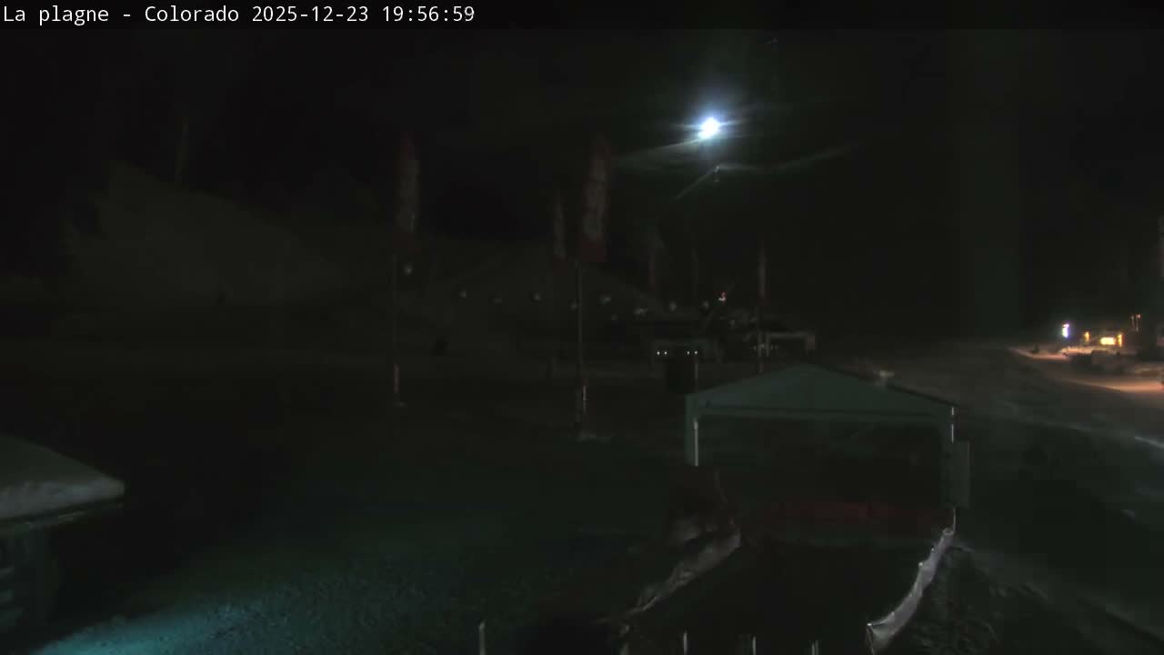 La Plagne Tarentaise, La Plagne Ski Village & Ski Slopes Live Cam - Bourg-Saint-Maurice, Savoie, 	Auvergne-Rhône-Alpes, France