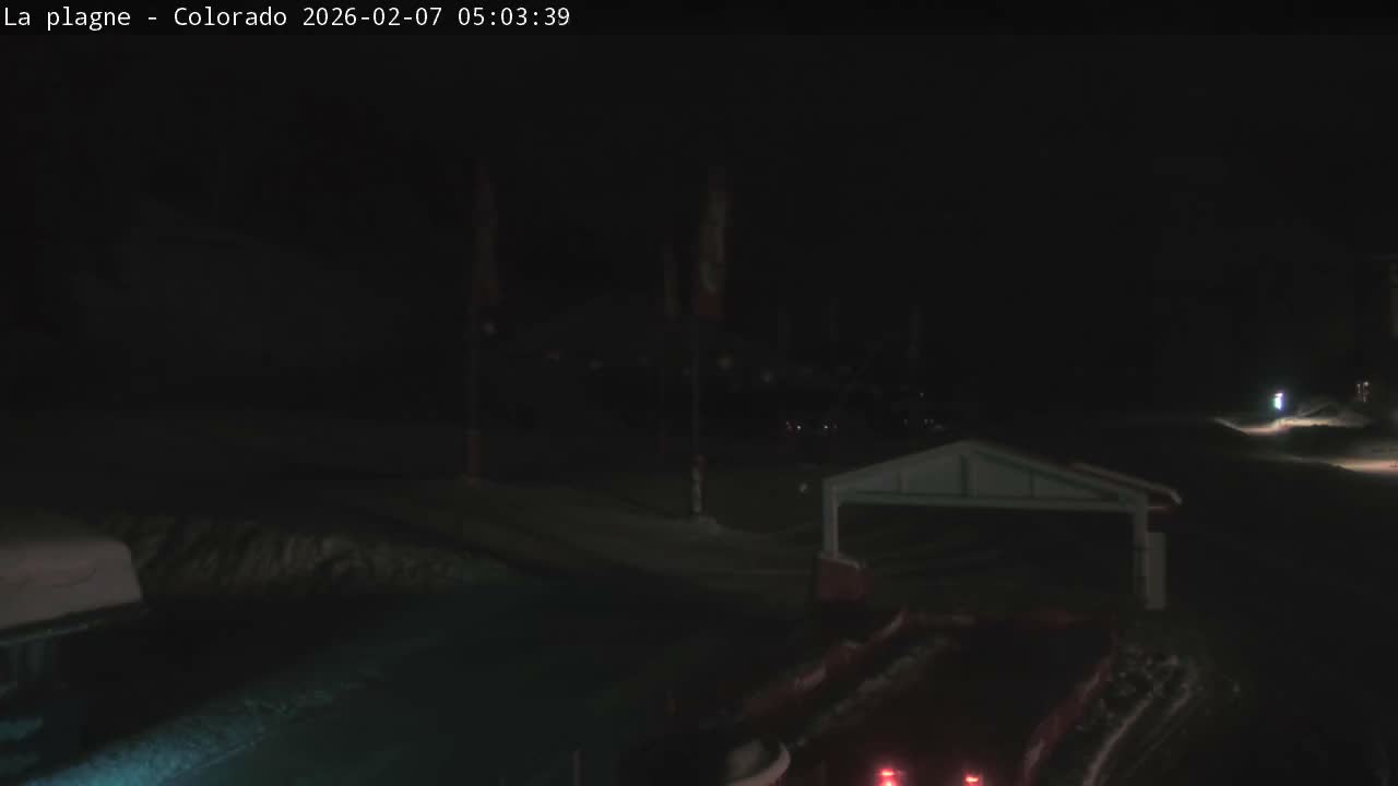 La Plagne Tarentaise, La Plagne Ski Village & Ski Slopes Live Cam - Bourg-Saint-Maurice, Savoie, 	Auvergne-Rhône-Alpes, France