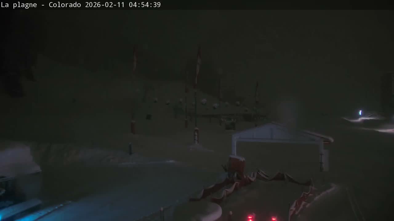 La Plagne Tarentaise, La Plagne Ski Village & Ski Slopes Live Cam - Bourg-Saint-Maurice, Savoie, 	Auvergne-Rhône-Alpes, France