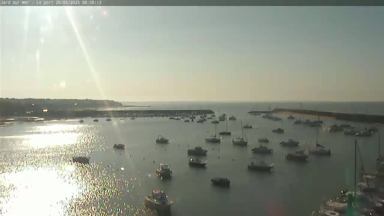 Port of Jard sur Mer & Marine Live Cam - Les Sables-d'Olonne, Vendée, Pays de la Loire, France