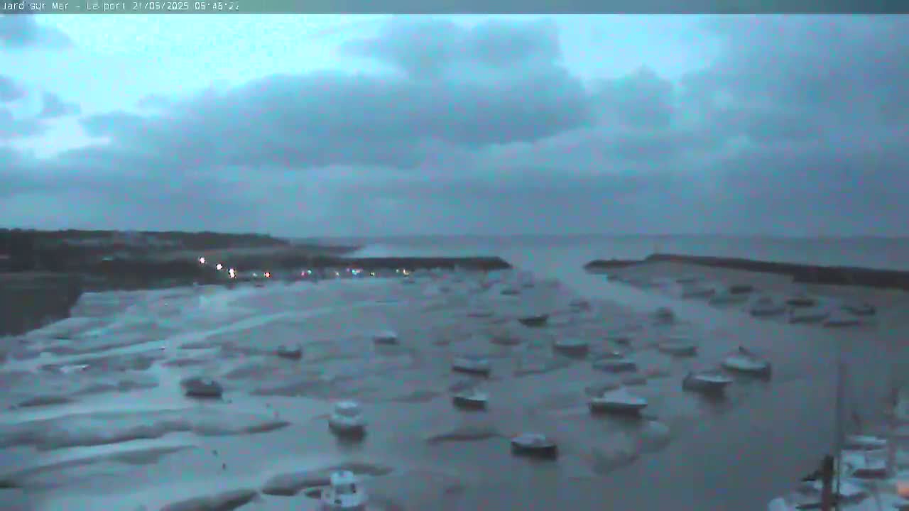 Port of Jard sur Mer & Marine Live Cam - Les Sables-d'Olonne, Vendée, Pays de la Loire, France