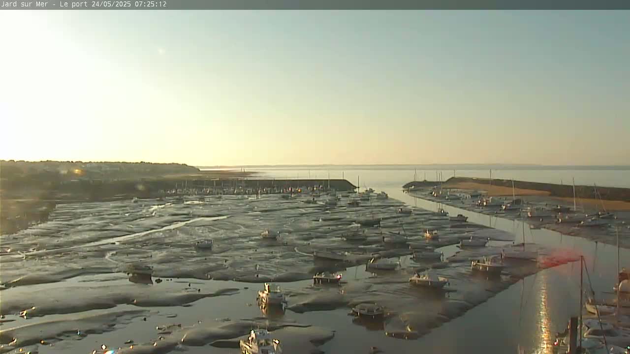 Port of Jard sur Mer & Marine Live Cam - Les Sables-d'Olonne, Vendée, Pays de la Loire, France