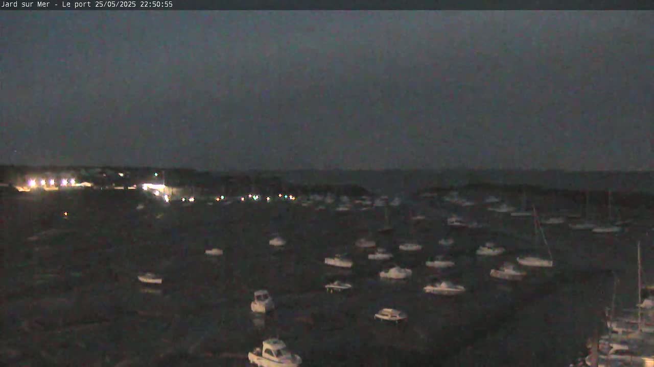 Port of Jard sur Mer & Marine Live Cam - Les Sables-d'Olonne, Vendée, Pays de la Loire, France