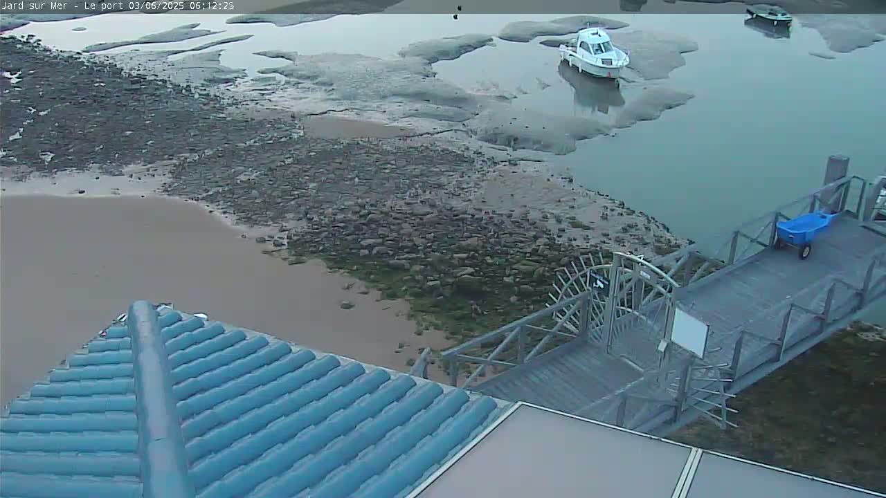 Port of Jard sur Mer & Marine Live Cam - Les Sables-d'Olonne, Vendée, Pays de la Loire, France