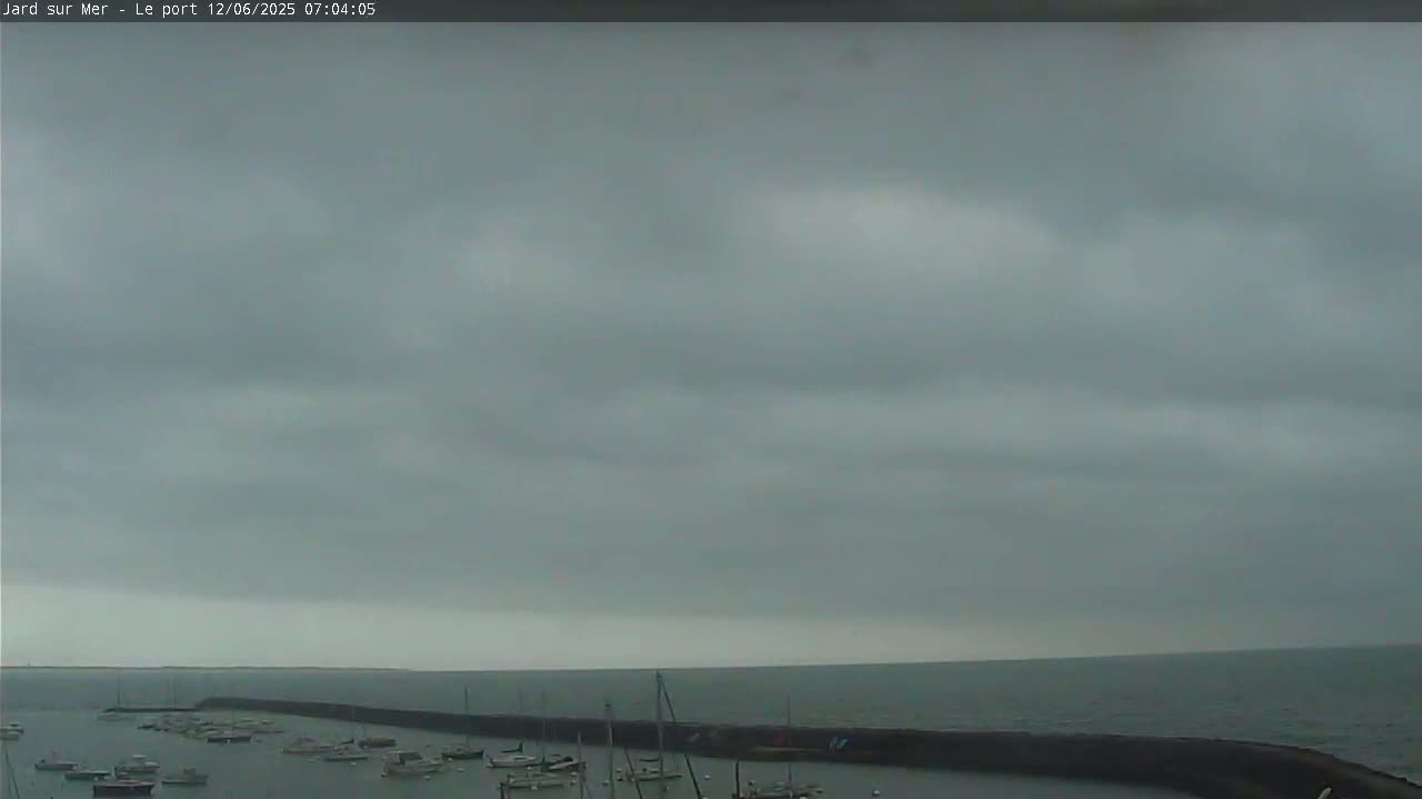 Port of Jard sur Mer & Marine Live Cam - Les Sables-d'Olonne, Vendée, Pays de la Loire, France