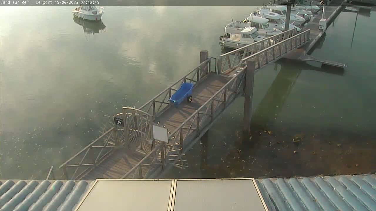 Port of Jard sur Mer & Marine Live Cam - Les Sables-d'Olonne, Vendée, Pays de la Loire, France