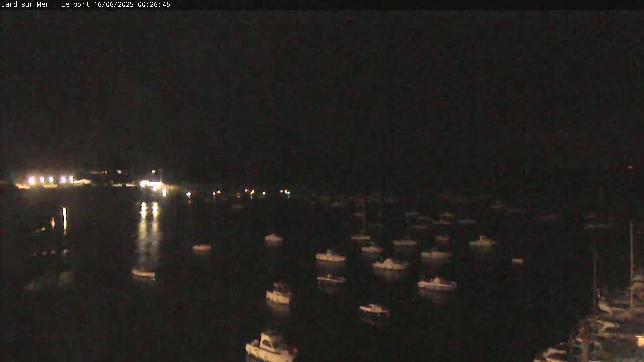 Port of Jard sur Mer & Marine Live Cam - Les Sables-d'Olonne, Vendée, Pays de la Loire, France