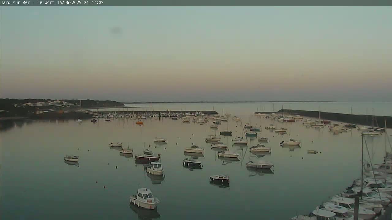 Port of Jard sur Mer & Marine Live Cam - Les Sables-d'Olonne, Vendée, Pays de la Loire, France