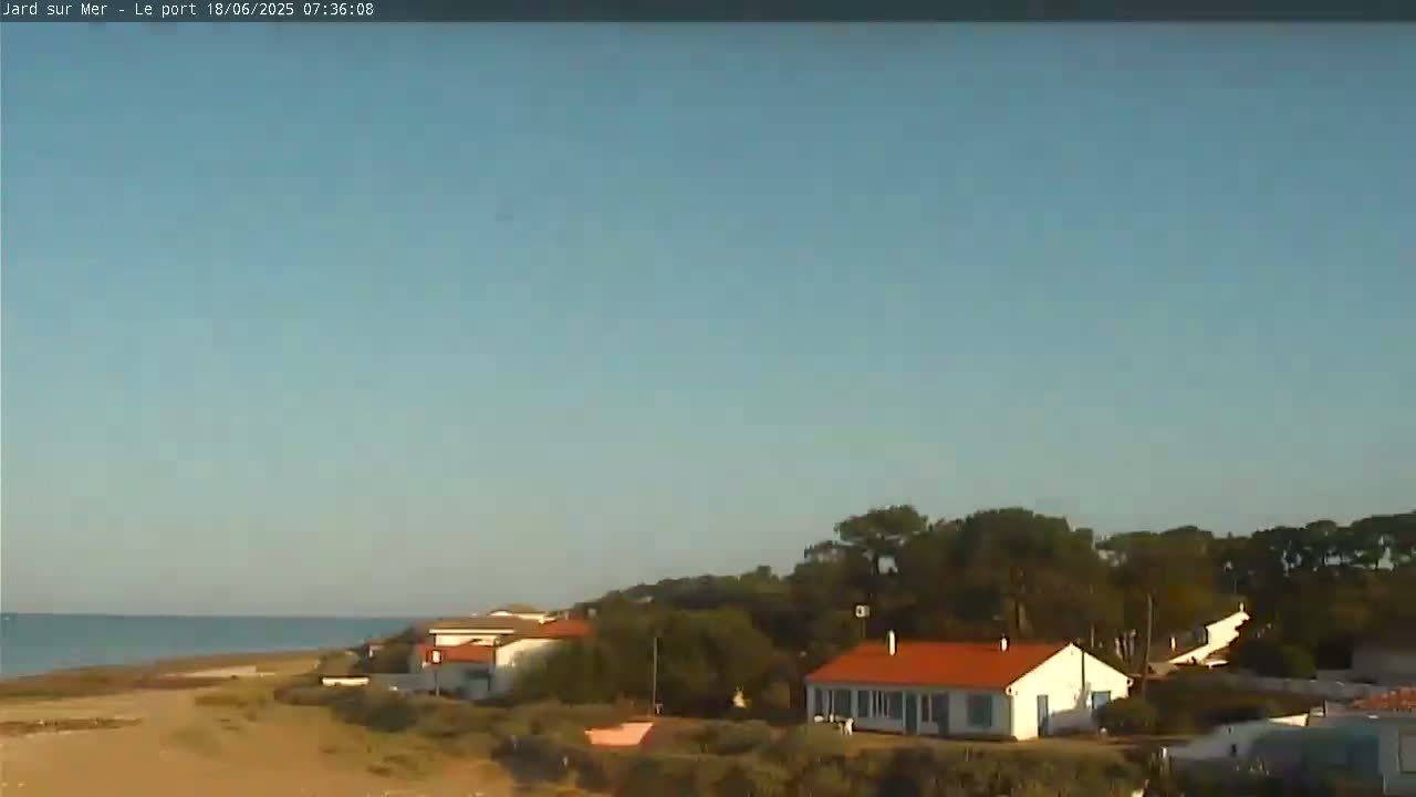 Port of Jard sur Mer & Marine Live Cam - Les Sables-d'Olonne, Vendée, Pays de la Loire, France