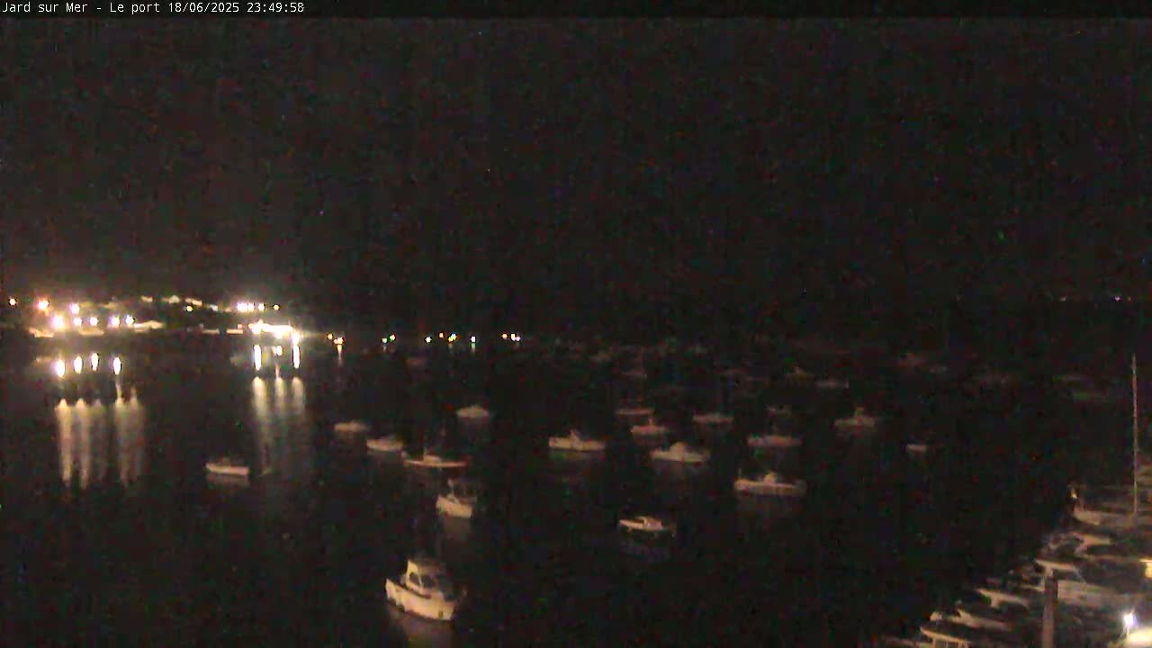 Port of Jard sur Mer & Marine Live Cam - Les Sables-d'Olonne, Vendée, Pays de la Loire, France