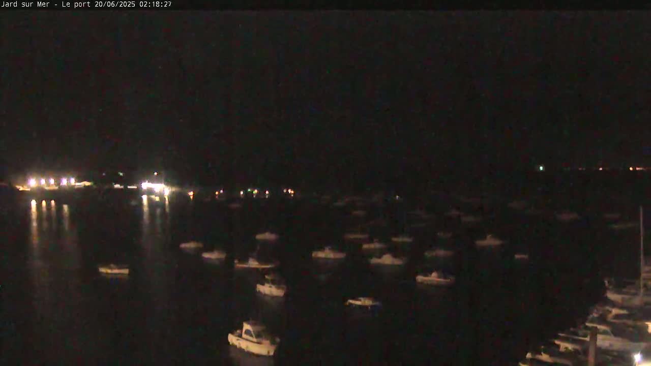 Port of Jard sur Mer & Marine Live Cam - Les Sables-d'Olonne, Vendée, Pays de la Loire, France
