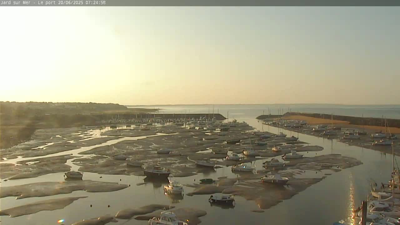 Port of Jard sur Mer & Marine Live Cam - Les Sables-d'Olonne, Vendée, Pays de la Loire, France