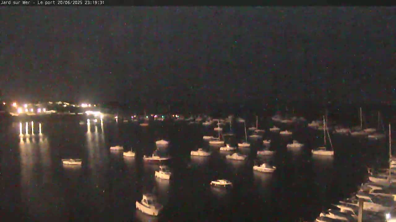 Port of Jard sur Mer & Marine Live Cam - Les Sables-d'Olonne, Vendée, Pays de la Loire, France
