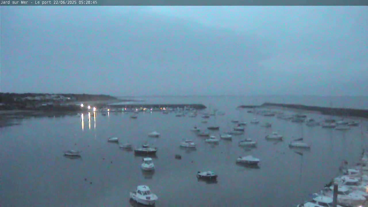Port of Jard sur Mer & Marine Live Cam - Les Sables-d'Olonne, Vendée, Pays de la Loire, France