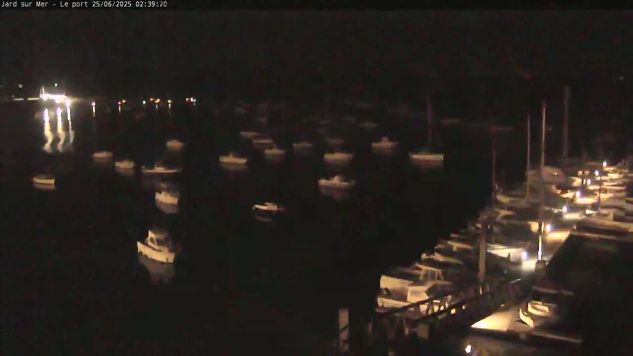 Port of Jard sur Mer & Marine Live Cam - Les Sables-d'Olonne, Vendée, Pays de la Loire, France