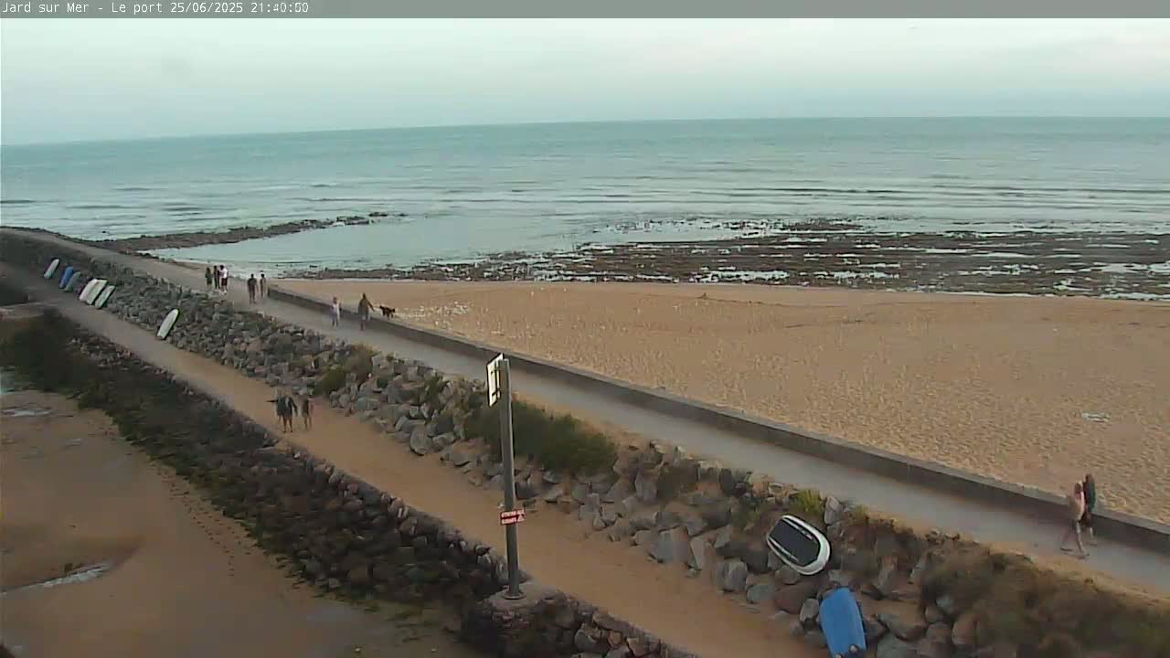 Port of Jard sur Mer & Marine Live Cam - Les Sables-d'Olonne, Vendée, Pays de la Loire, France