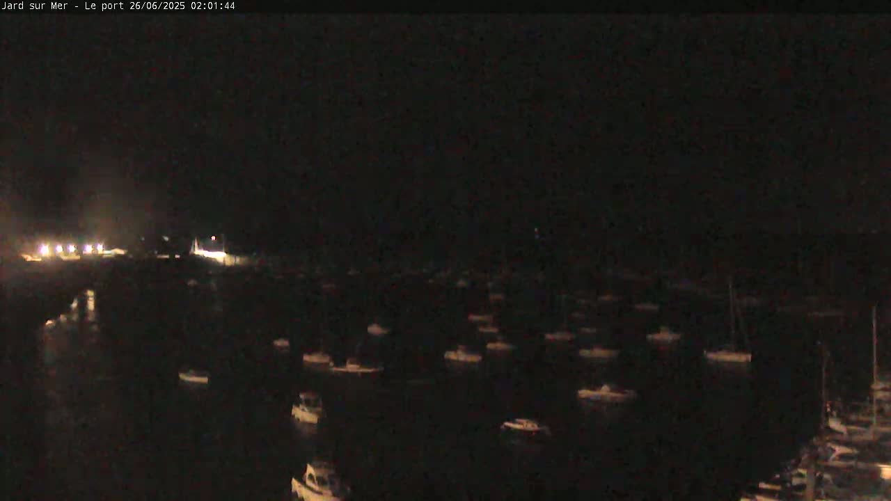 Port of Jard sur Mer & Marine Live Cam - Les Sables-d'Olonne, Vendée, Pays de la Loire, France
