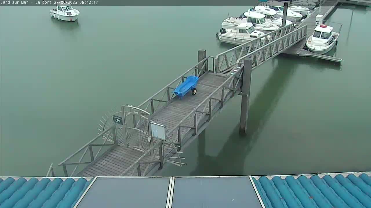 Port of Jard sur Mer & Marine Live Cam - Les Sables-d'Olonne, Vendée, Pays de la Loire, France