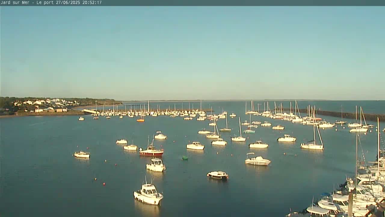 Port of Jard sur Mer & Marine Live Cam - Les Sables-d'Olonne, Vendée, Pays de la Loire, France
